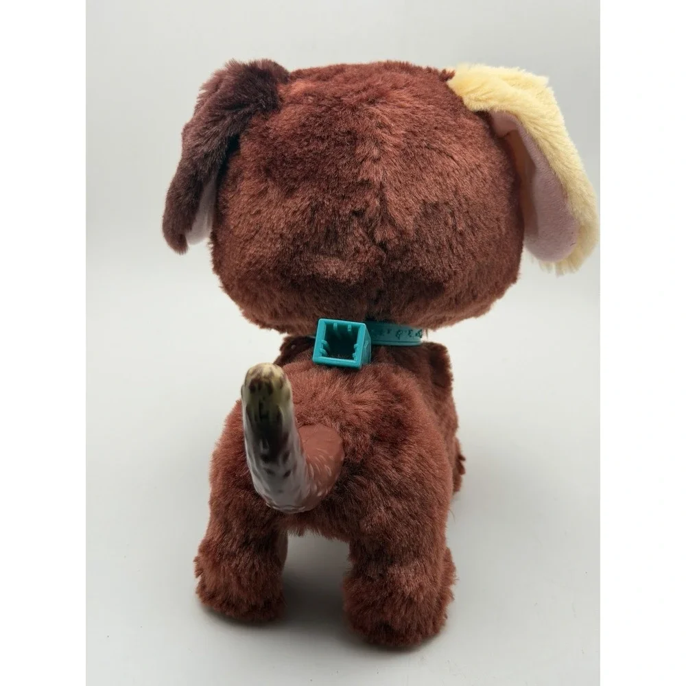 FurReal Friends - Walkalots Brown‎ & Tan Dog Barks Makes Sounds NO Leash